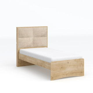 MOCHA UPHOLSTERED KREVET (100X200 CM)
