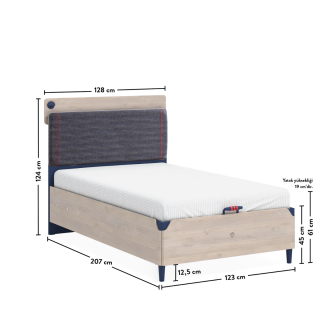 TRIO LINE KREVET SA KUTIJOM (120x200 cm) 