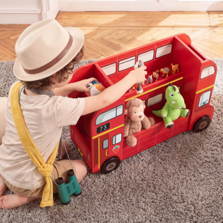 DOUBLE-DECKER POLICA ZA KNJIGE 