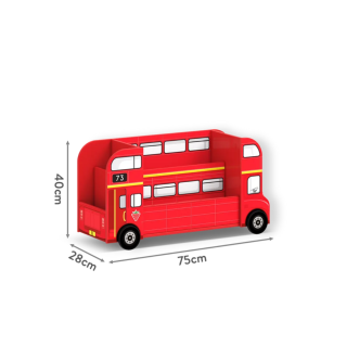 DOUBLE-DECKER POLICA ZA KNJIGE 