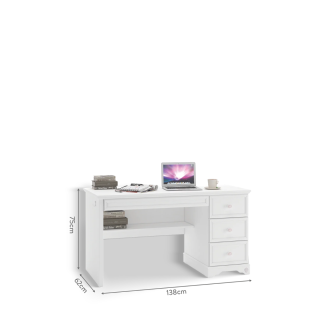 RUSTIC WHITE RADNI STO 