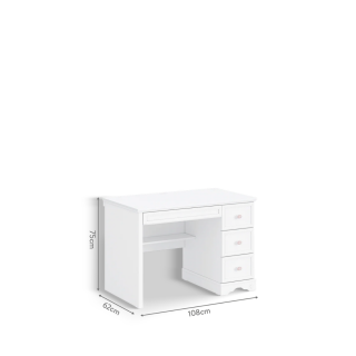 RUSTIC WHITE MALI RADNI STO 