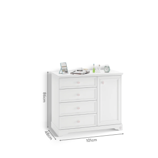 RUSTIC WHITE KOMODA 