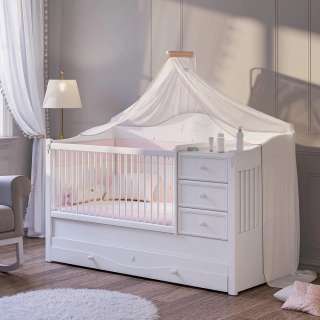 RUSTIC WHITE BEBI BALDAHIN 