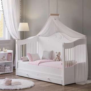 RUSTIC WHITE BEBI BALDAHIN