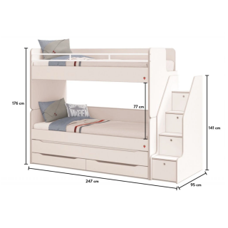 STUDIO WHITE SET - 1 (90x200 cm)