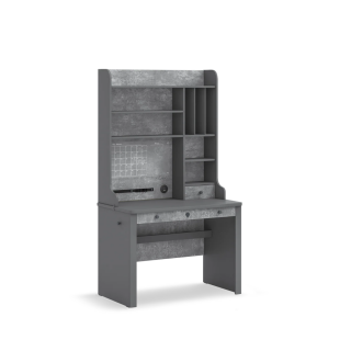 SPACE GRAY VISOKA POLICA ZA RADNI STO 