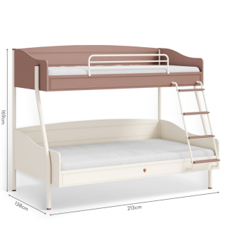 ELEGANCE VELIKI KREVET NA SPRAT 90x200-120x200 