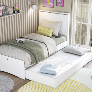 VARIA WHITE FIOKA (90x190 cm) 