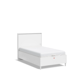 VARIA WHITE KREVET SA KUTIJOM I FLAT UZGLAVLJEM (120x200 cm) 