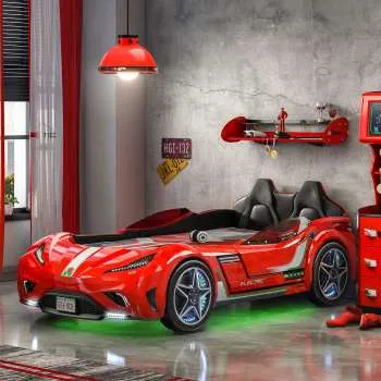 GTE AUTO KREVET CRVENI (99X191 cm) 