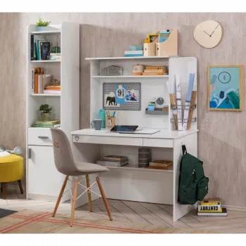 WHITE RADNI STO SA POLICOM 