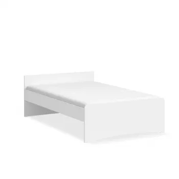 WHITE HEADLESS KREVET (120X200 CM) 