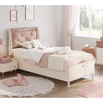 ELEGANCE KREVET SA KUTIJOM I HENGER UZGLAVLJEM (100x200 cm) 