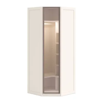 UGAONI ORMAR CREAM (GLASS DOOR) 
