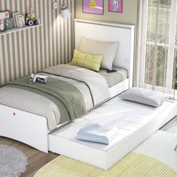 VARIA WHITE FIOKA (90x190 cm) 