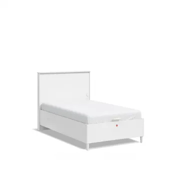 VARIA WHITE KREVET SA KUTIJOM I FLAT UZGLAVLJEM (120x200 cm) 