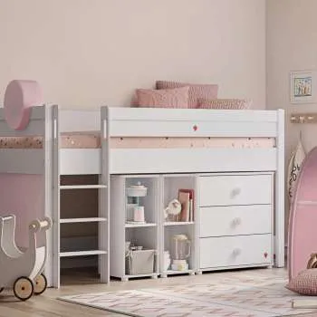 MONTES MEDIUM HIGH BED PLAY DRAPER PINK 