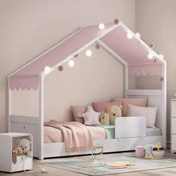 MONTES SIDE ROOF BED TENDA PINK 