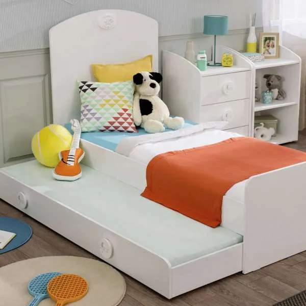 BABY COTTON PRODUŽENI KREVETAC SA FIOKOM (80x180 cm)