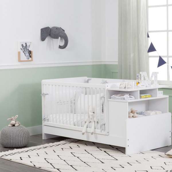 BABY COTTON RASKLOPIVI KREVETAC SA RADNIM STOLOM (70x110/140 cm)