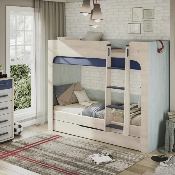 TRIO KREVET NA SPRAT(90x200 cm) 