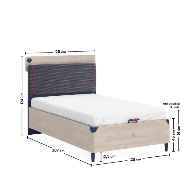 TRIO LINE KREVET SA KUTIJOM (120x200 cm) 