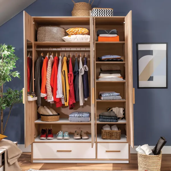 MODERA TROKRILNI ORMAR SA FIOKAMA 