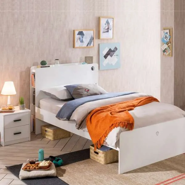 WHITE KREVET (100x200 cm)