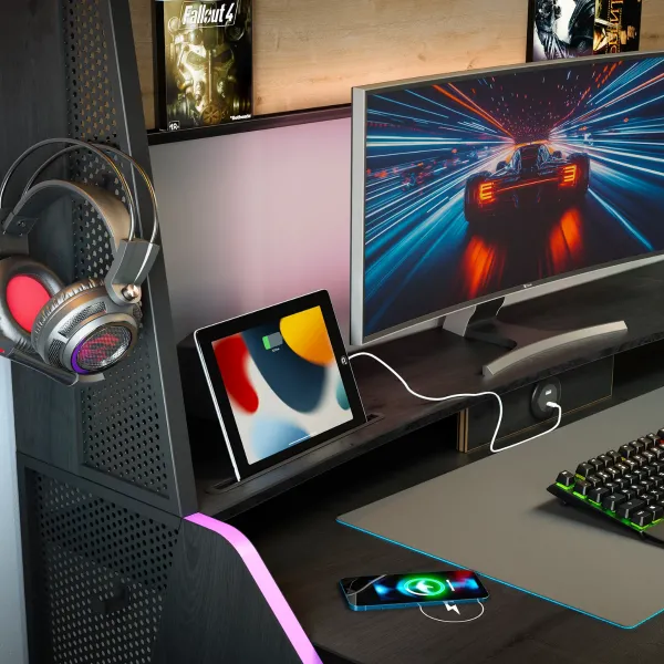 BLACK GAMING RADNI STO 