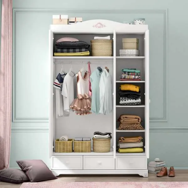 RUSTIC WHITE TROKRILNI ORMAR