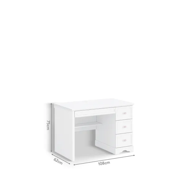 RUSTIC WHITE MALI RADNI STO 