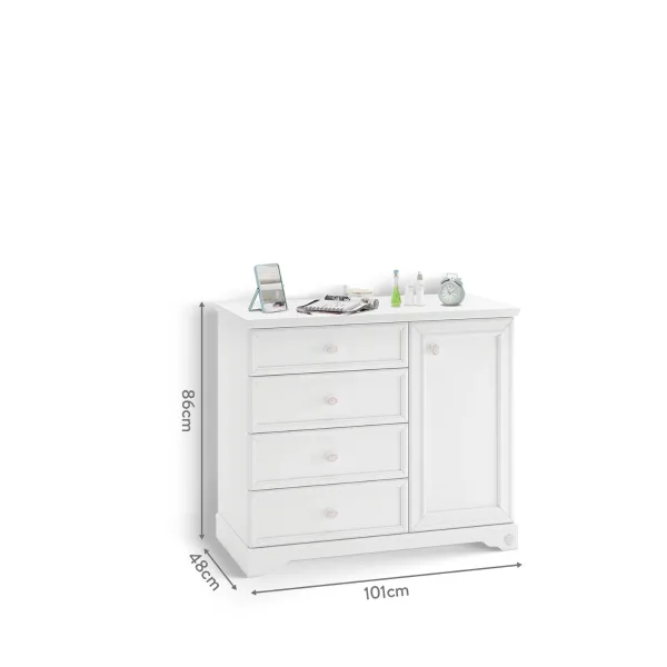 RUSTIC WHITE KOMODA 