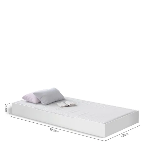RUSTIC WHITE FIOKA (90x190 cm) 