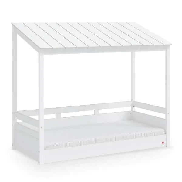 MONTES WHITE WOODEN ROOF KREVET 