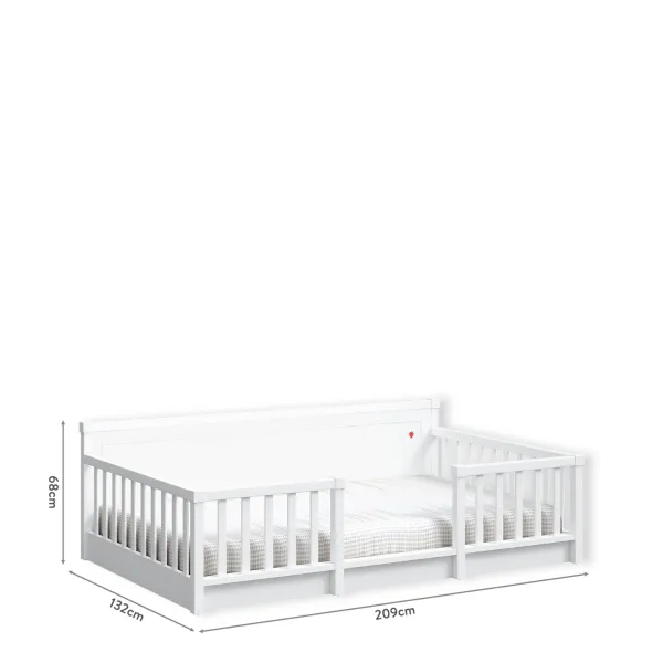 MONTES WHITE SOFA KREVET 120x200 