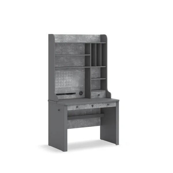 SPACE GRAY VISOKA POLICA ZA RADNI STO 