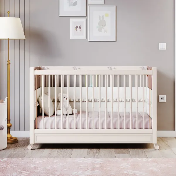 BABY ELEGANCE KREVETAC SA TOČKIĆIMA(60x120 cm) 