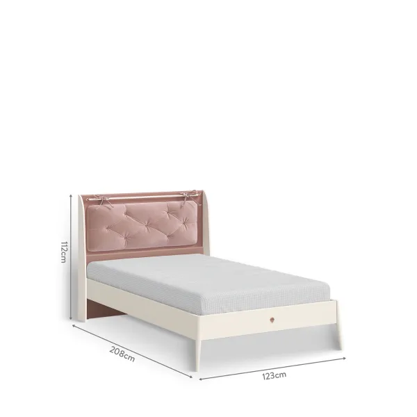 ELEGANCE KREVET SA HENGER UZGLAVLJEM  (120x200 cm) 