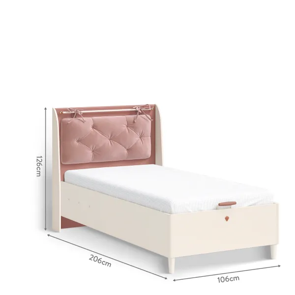 ELEGANCE KREVET SA KUTIJOM I HENGER UZGLAVLJEM (100x200 cm) 