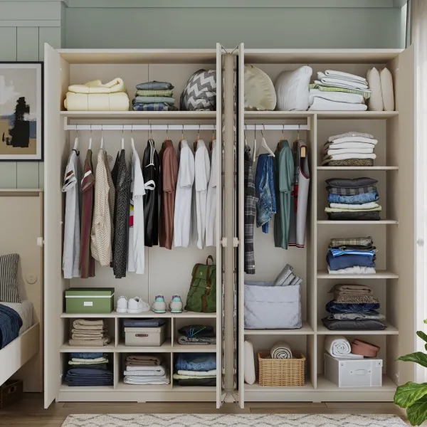 VARIA CREAM ČETVOROKRILNI ORMAR 