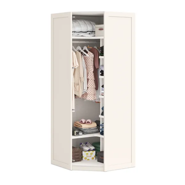 UGAONI ORMAR CREAM (GLASS DOOR) 