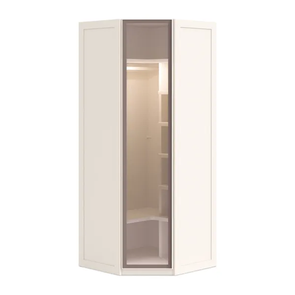 UGAONI ORMAR CREAM (GLASS DOOR) 