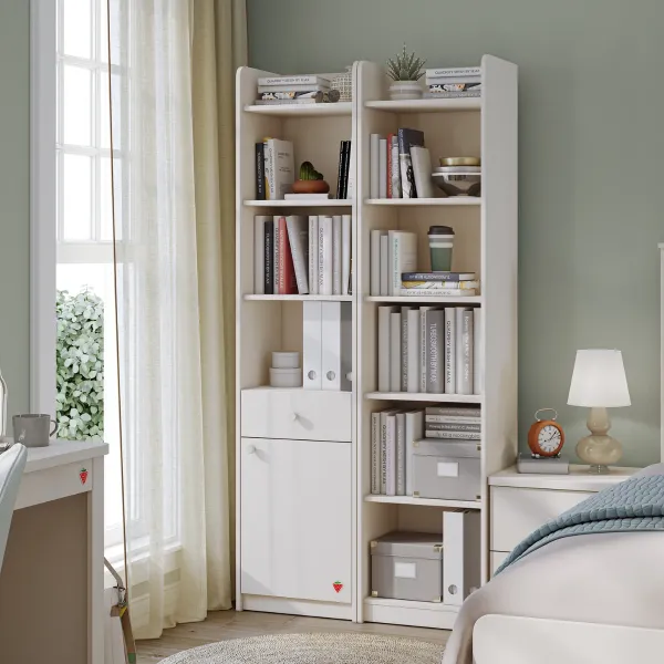 VARIA CREAM OTVORENA POLICA ZA KNJIGE 