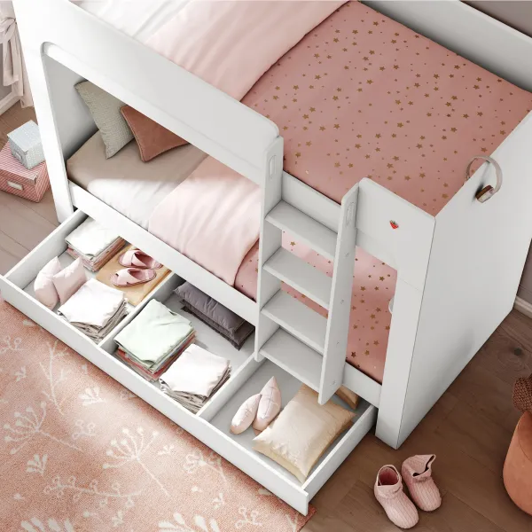 VARIA WHITE KREVET NA SPRAT (90x200 cm) 