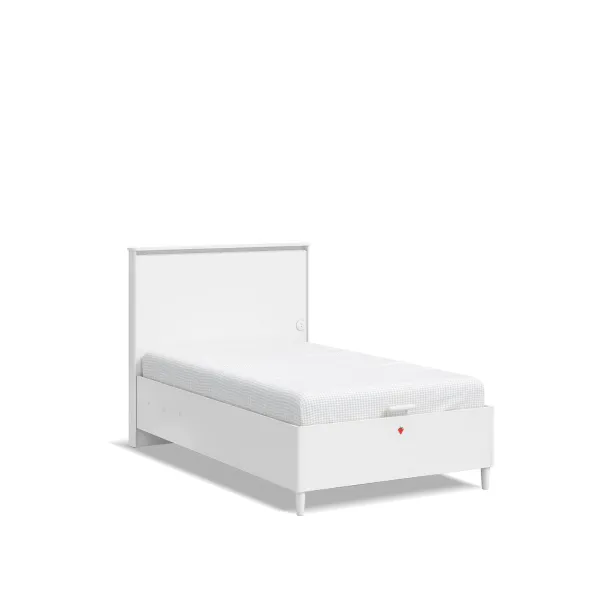 VARIA WHITE KREVET SA KUTIJOM I FLAT UZGLAVLJEM (120x200 cm) 