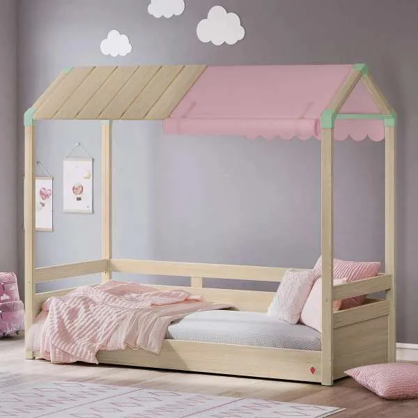 MONTES FLAT ROOF BED HALF TENDA PINK 