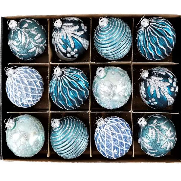 UKRASI GLASKUGLEN staklo plavi S/12 