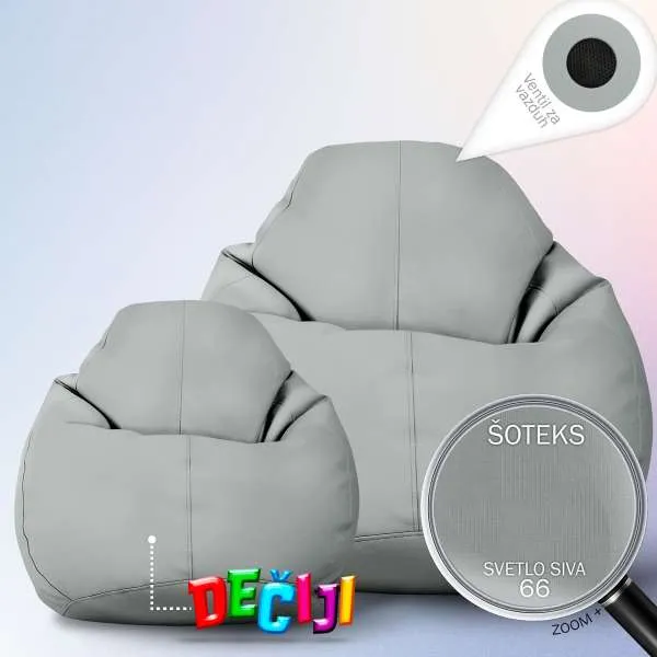 VELIKI LAZY BAG JEDNOBOJNI ŠOTEKS