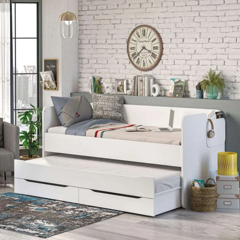 STUDIO GORNJI KREVET BELI (90x200 cm)